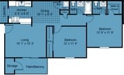 2BR/1.5BA