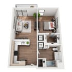 A1a floor plan La Plaza Village