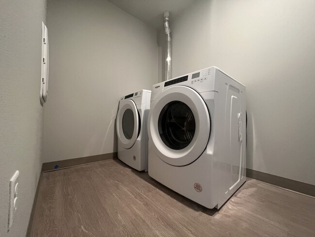 We even have in-home washers and dryers, in most apartments.