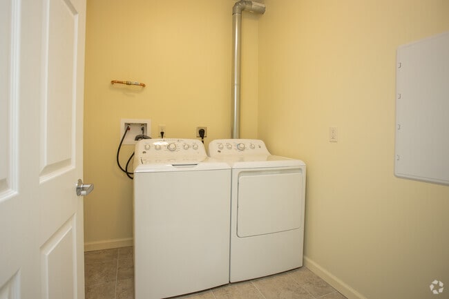 Each unit equipped with their own laundry room