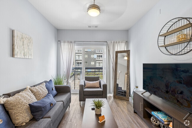 D1 4BR, 4BA - 1,421SF - Living Room
