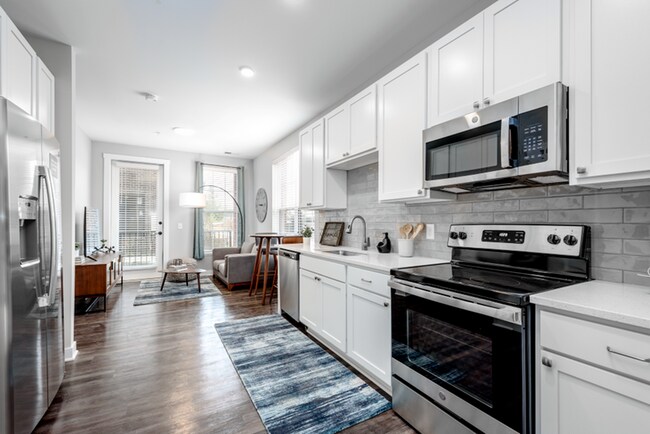 8 on the Park Kitchen and Living Room