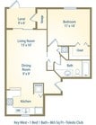 1 Bedroom/ 1 Bath Key West