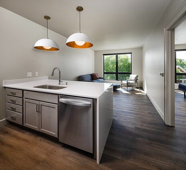 New Langdon Living Room - One Bedroom