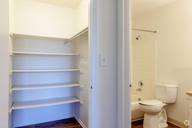 2BR, 2BA - 740SF - Closet