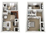 3 Bedroom 1.5 Bath Townhome