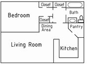 1BR/1BA