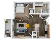 The Glenlee | 1 bed / 1 bath