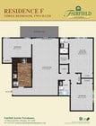 Plano del piso F1065-3BR /2BTH
