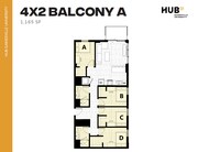 4x2 Balcony A