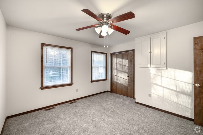 2BR, 1 .5BA - 1,080SF - Second Bedroom