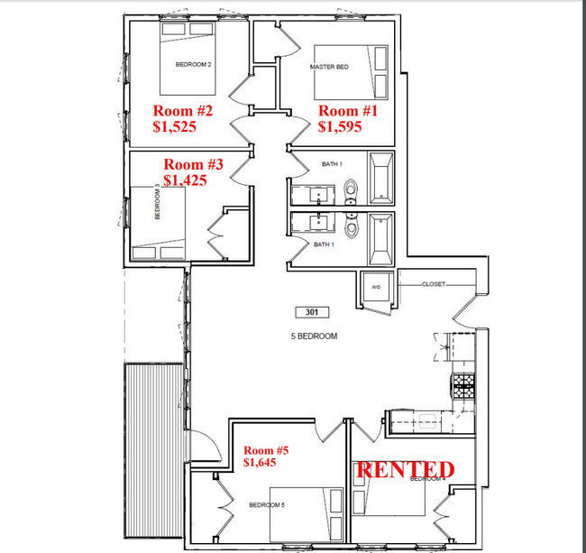 16-18 Highgate St. (Room Rental) - 16-18 Highgate St. (Room Rental) Unit 301