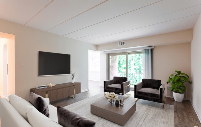 1BR+Den Living Room