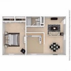 NorrisHills 1BD 1Bath 715sqft