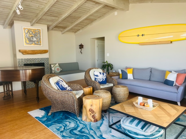 Living room has views of the water. - 1248 Marthas Vineyard Ct