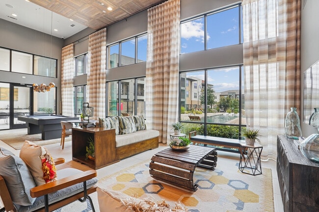 Resident lounge with seating area