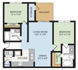 2BR/2BA