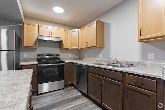 2BR,2BA - 1,000SF - Kitchen