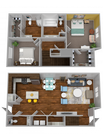 Two Bedroom Townhome