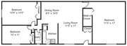 3BR/1BA