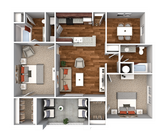 2 Bedroom 2 Bathroom