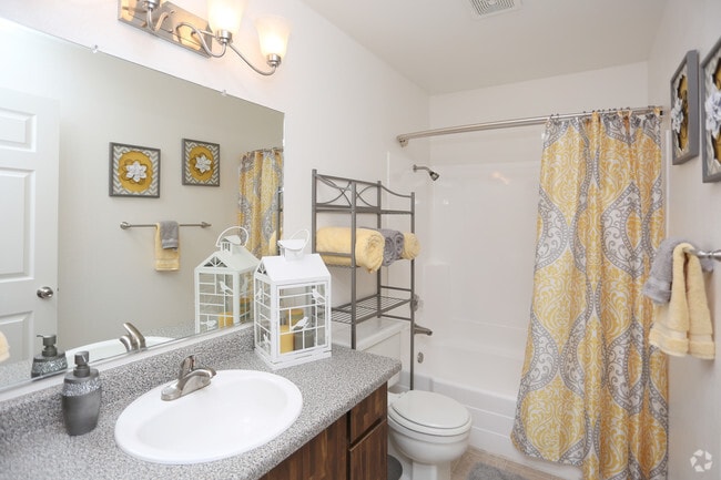 Model Unit, Bathrooms have refinished tubs and new curved shower rods