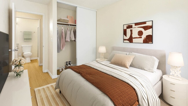Bedroom with Hard Surface Flooring