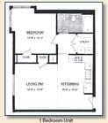 1BR/1BA