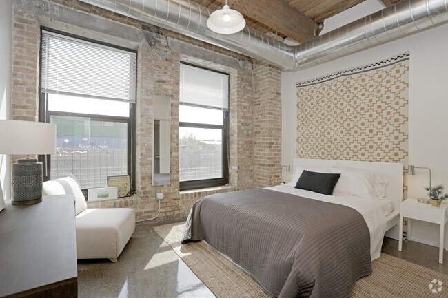 Spacious Bedrooms...comfortably fit a KING-SIZED bed - The Otis
