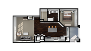 1-Bedroom Garden
