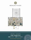 Carlyle - two bedroom two bath with a two car garage