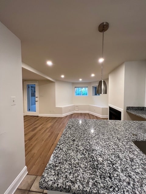 From Kitchen looking into Living - 1735 1/2 T St NW Unit 1735 1/2 T Street