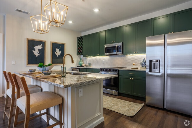 2BR, 2BA - 1,073SF - Kitchen - Maison Apartments