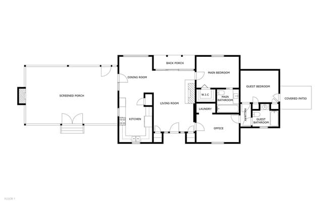 Photo - 2/2 Mtn Top Getaway - Huge Screened Porch w/ Stone Fireplace