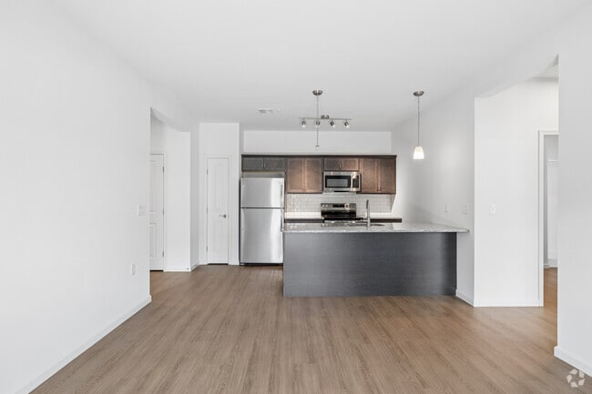 Chestnut 2BR, 1BA - 991SF - Living Room and Kitchen - Briar Ridge Commons