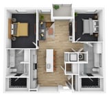B1P floor plan Starlight