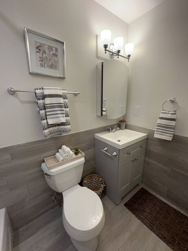 Second view of decorated bathroom - Brookwood at Ridge