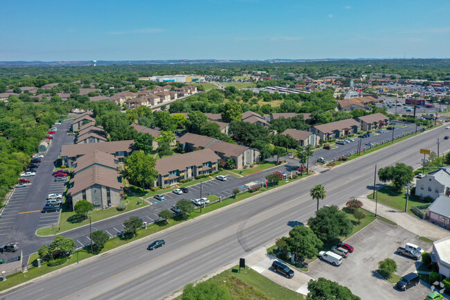 Aerial - The Hills on Huebner Rental