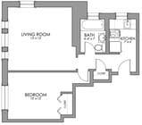 Edgerly 1 Bedroom A 1506