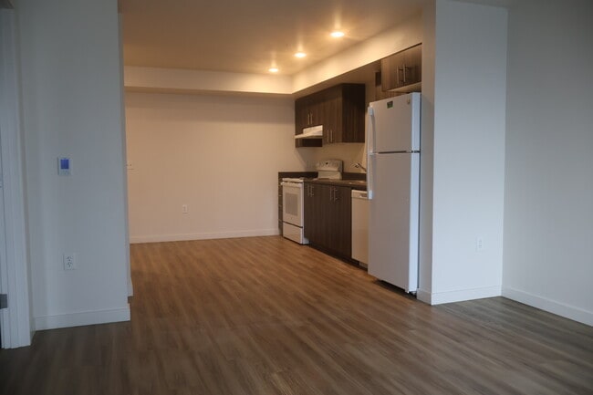 Kitchen view from Living Room - Madrona Square