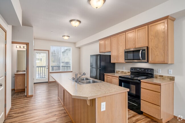 2BR, 2.5BA - 1,072SF - Kitchen