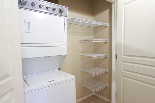 Washer and dryers in all floorplans at Sonata Apartment Homes