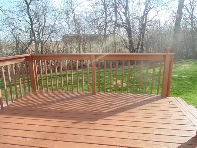Deck and Private Yard