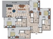 D2: 4BD | 4 BA | 1629 SF