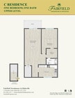 1 Bedroom, 1 Bath Upper Level