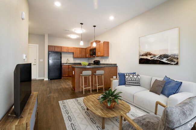 Living Room - The Residence at Alsbury Rental