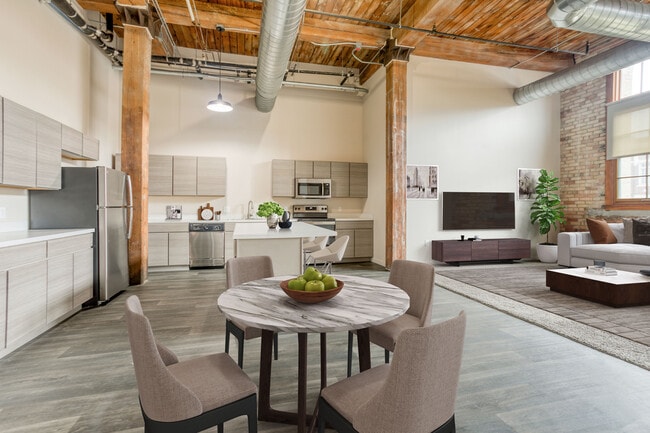 Planos de planta de concepto abierto - Amazon Apartments