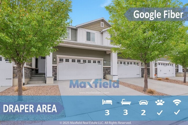 Pet Friendly - Draper Townhome 3 BD 3 BA 2... - Pet Friendly - Draper Townhome 3 BD 3 BA 2...