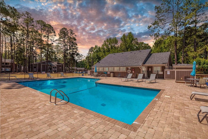 Sparkling Swimming Pool at Keystone Apartments in Fayetteville, NC
