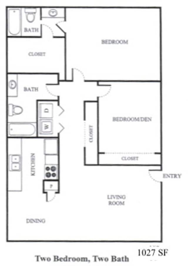 Photo - 2 BR 2 BA Condo - Downstairs Unit 1005